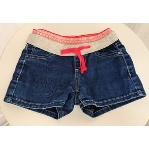 SQUEEZE Unique Hot Pink Stretch Denim Girl Shorts
